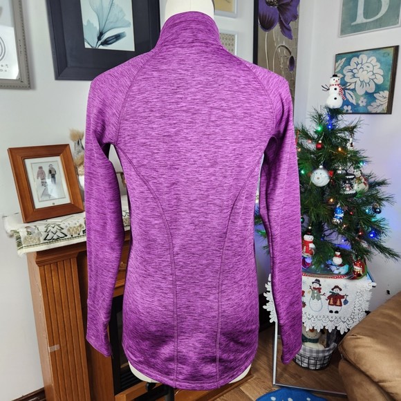 Eddie Bauer Activewear Diagonal Zip Neck Top Size M - Picture 2 of 5